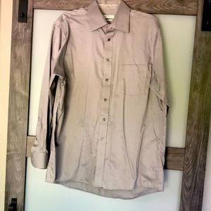 Joseph Abboud Gray Dress Shirt 16.5 34/35